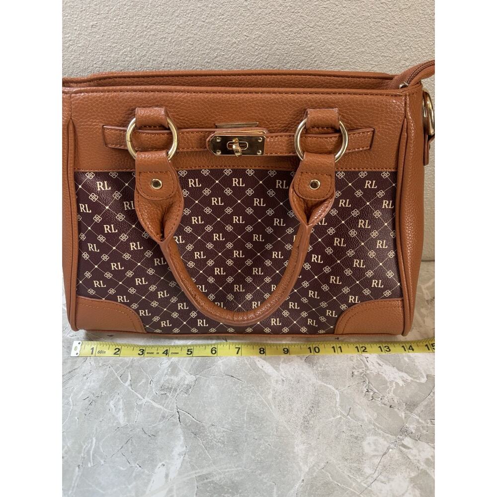 Danbury Mint Women's Leather Purse WITH Shoulder Strap Personalized RL - Picture 11 of 13